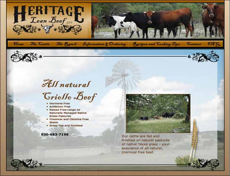 Heritage Lean Beef, Rocksprings, TX